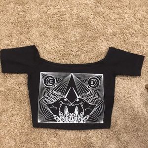 Unicorn crop top